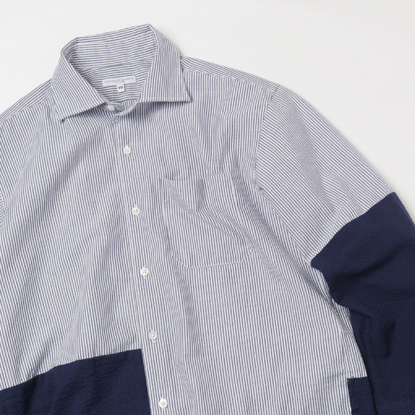 Spread Collar Shirt - Cp Seersucker St.