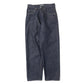 HARD TWIST DENIM WIDE PANTS