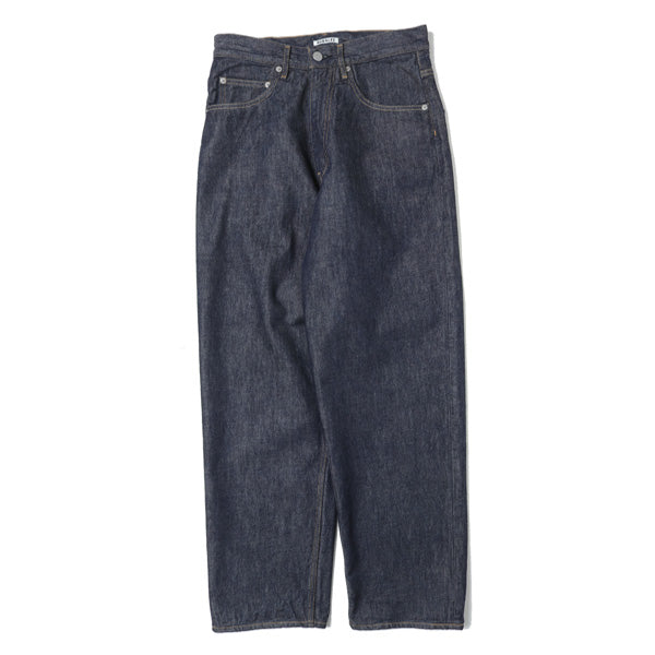 HARD TWIST DENIM WIDE PANTS