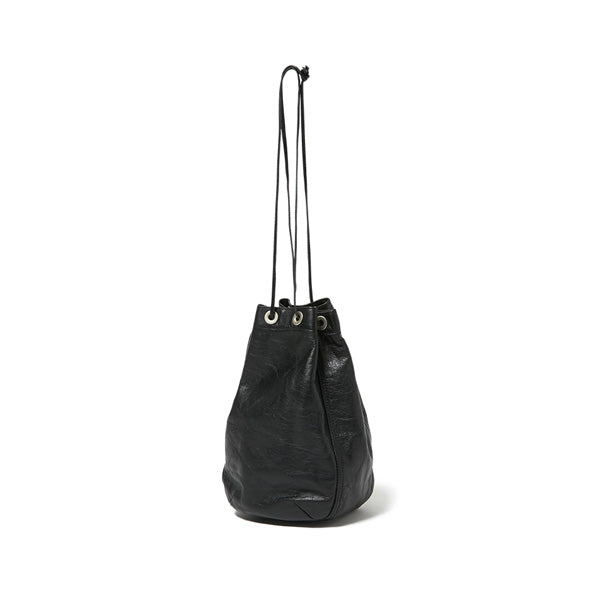 Cow Leather Drawstring Bag