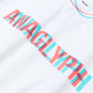 ANAGLYPH HAND-PAINTED T-SHIRT