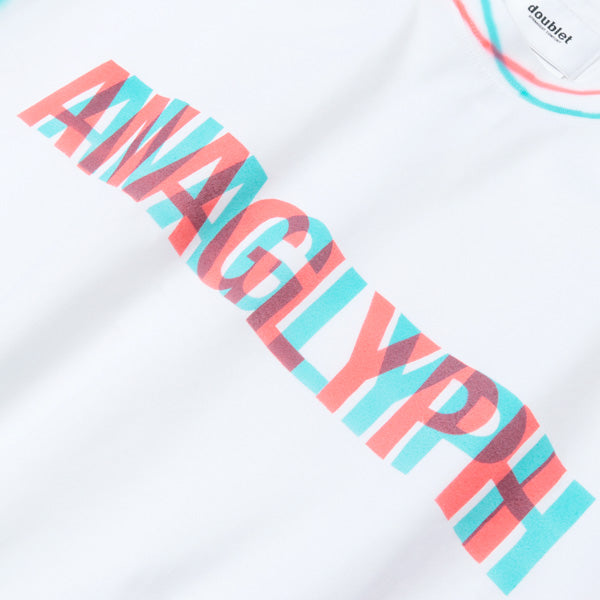 ANAGLYPH HAND-PAINTED T-SHIRT