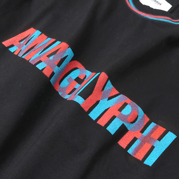 ANAGLYPH HAND-PAINTED T-SHIRT