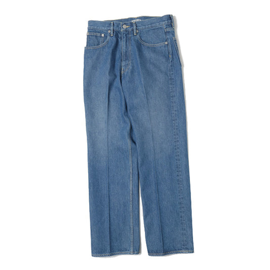 WASHED HARD TWIST DENIM 5P PANTS