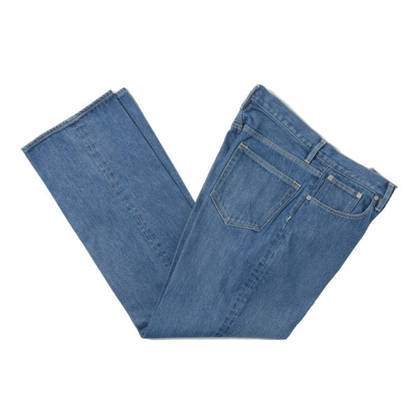 WASHED HARD TWIST DENIM 5P PANTS