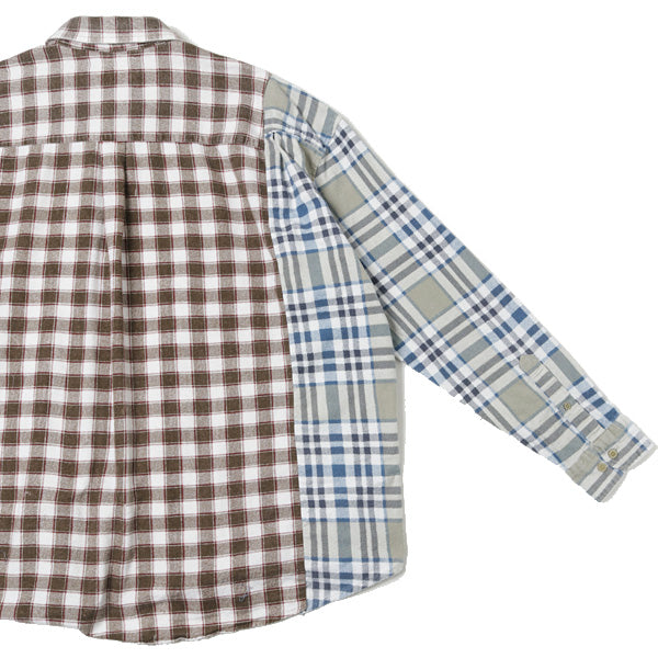 Flannel Shirt - Ribbon Shirt / Wide 4