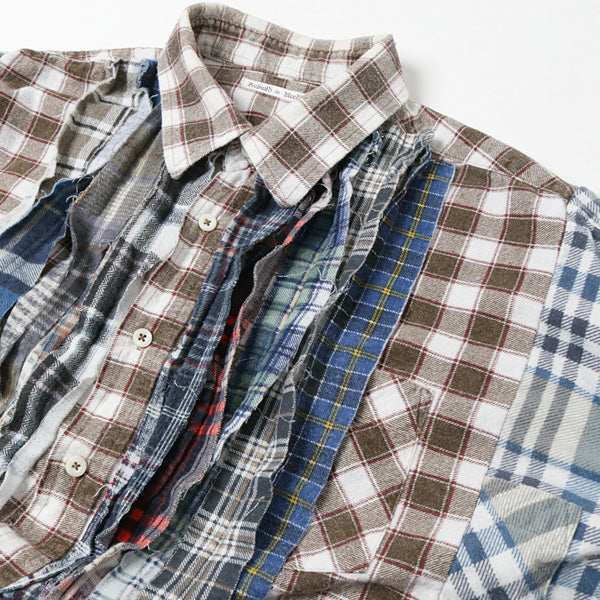 Flannel Shirt - Ribbon Shirt / Wide 4