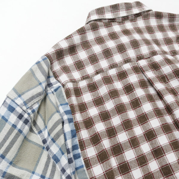 Flannel Shirt - Ribbon Shirt / Wide 4
