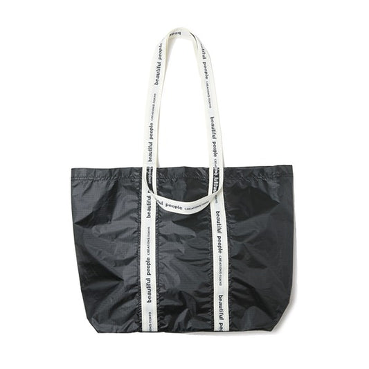 sail cloth logo tape tote