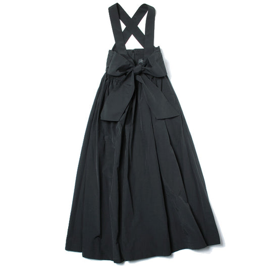WIDE BELTED PINAFORE SKIRT
