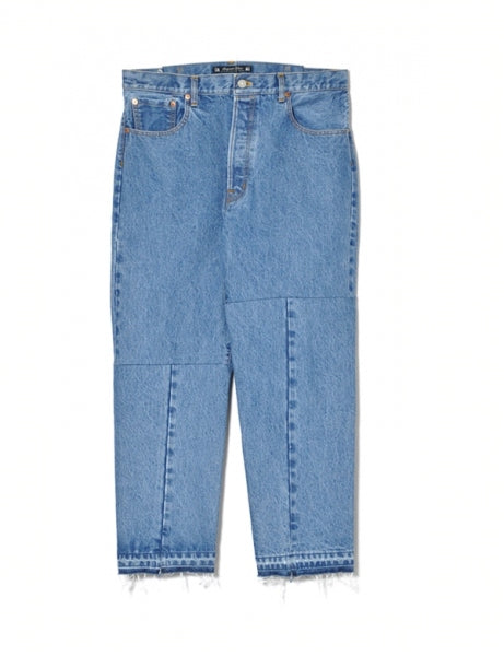 TWIST TAPPERD DENIM PANTS