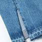 TWIST TAPPERD DENIM PANTS