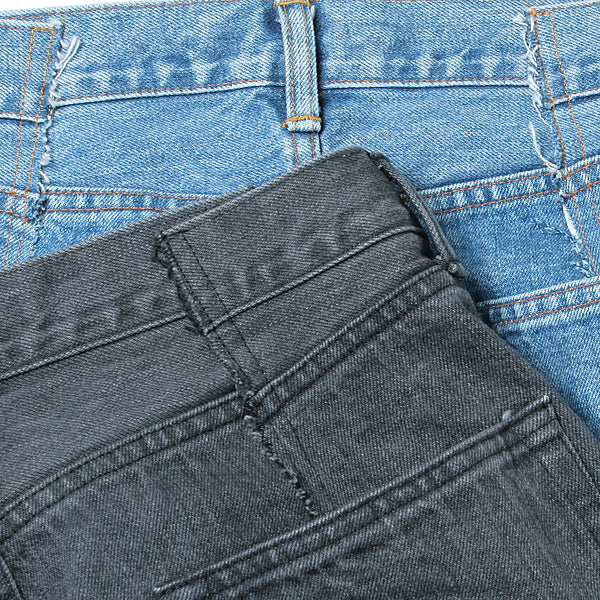 TWIST TAPPERD DENIM PANTS