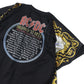 Cotton-filled jersey print AC/DC x silk scarf T001