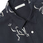 ORIGINAL PRINTED OPEN COLLAR SHIRTS (Animal Drawing) Long-sleeve