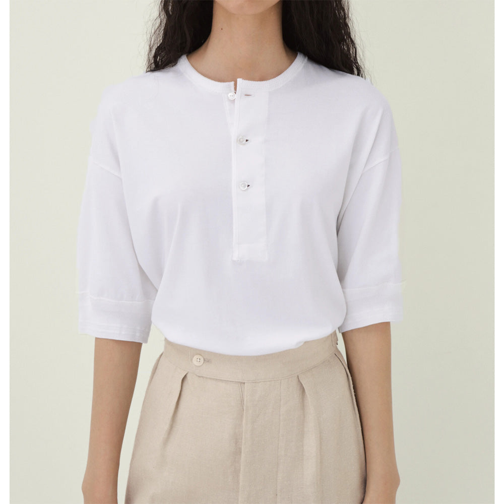 【新品同様】キャプテンサンシャイン Henley Neck Tee Light KAPTAIN SUNSHINE (キャプテン サンシャイン) Suvin Supima Tube