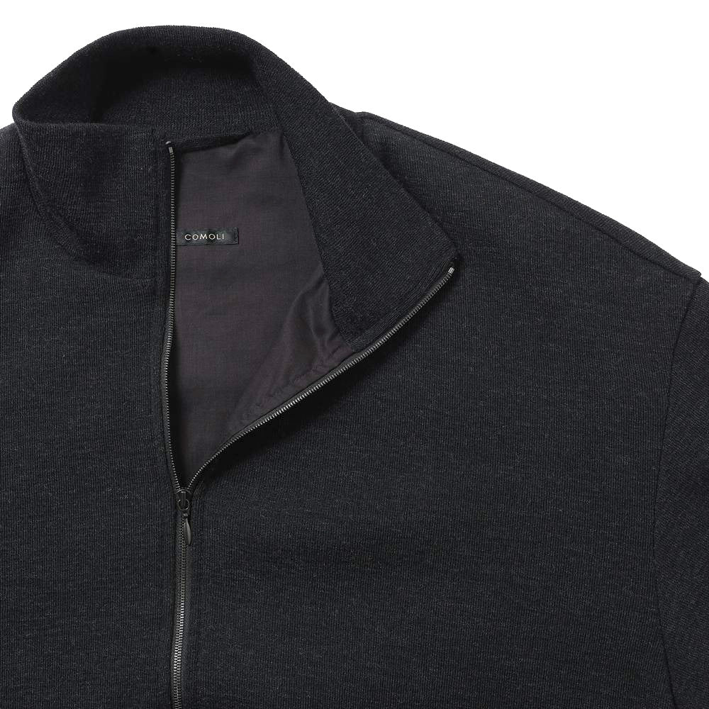 Wool Knit Track Jacket