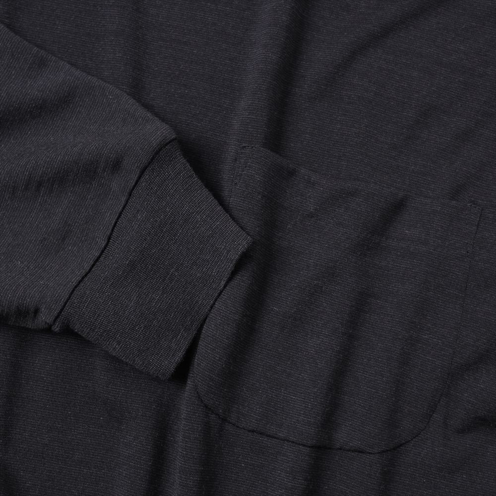 Summer wool long sleeve crew