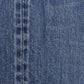 インディゴ スビンコットン 13.5oz バギーデニム(Medium Dark Blue Damage)