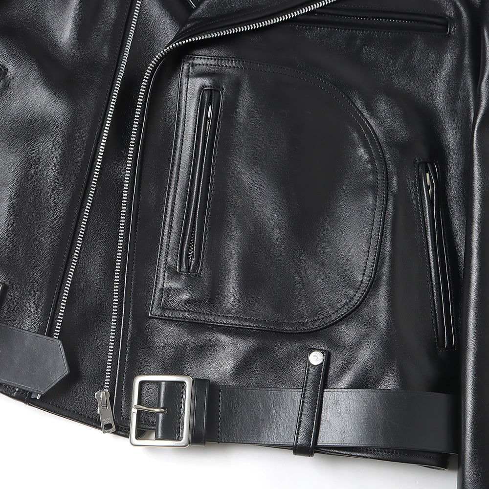 vintage leather BIG Dpocket ridersjacket