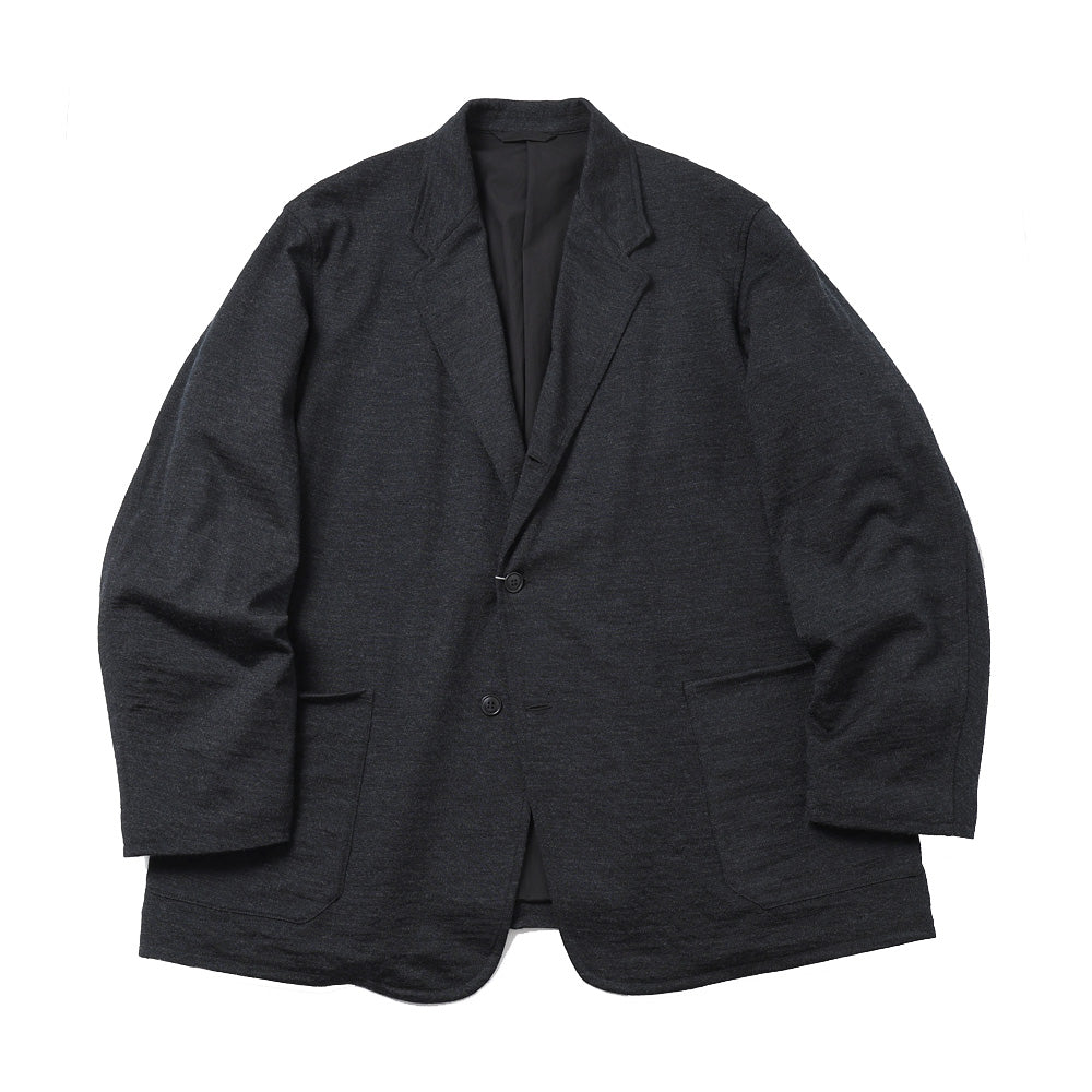 Wool knit jacket