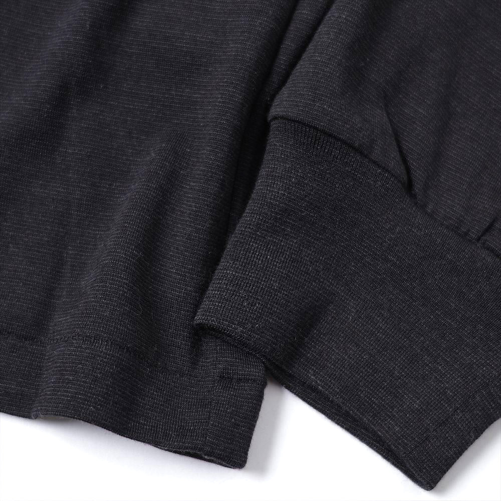 Summer wool long sleeve crew