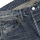 Washed Denim Wide Pants