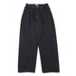 ブラック スビンコットン 13.5oz バギーデニム(BLACK)