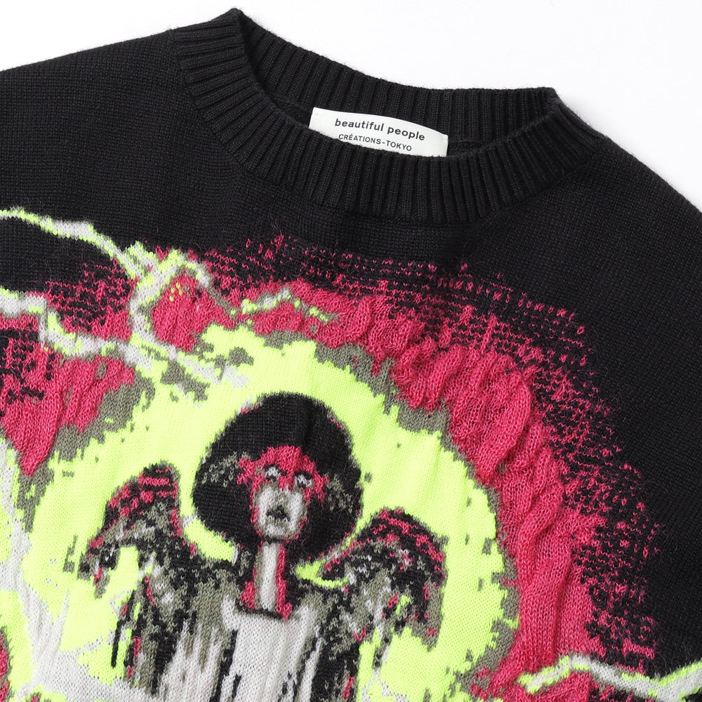 bride of Frankenstein knitted pullover
