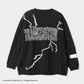 Frankenstein knitted pullover
