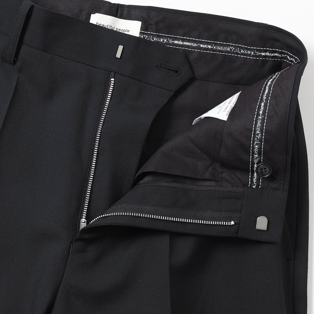 light wool tropical slim pants