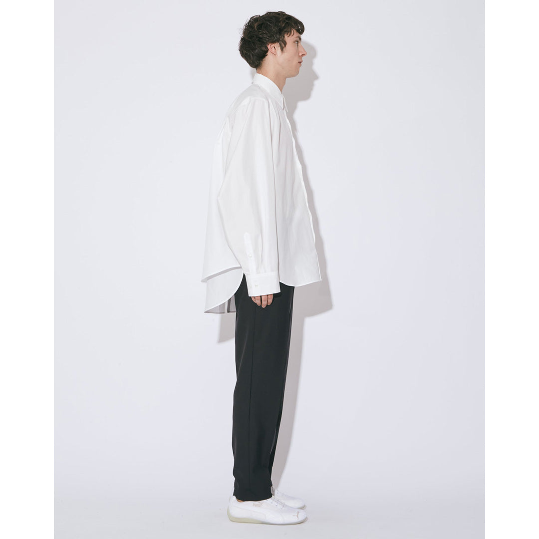 light wool tropical slim pants