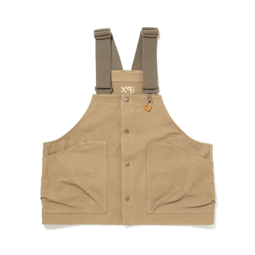 PLAY VEST COTTON CANVAS VINTAGE WASH