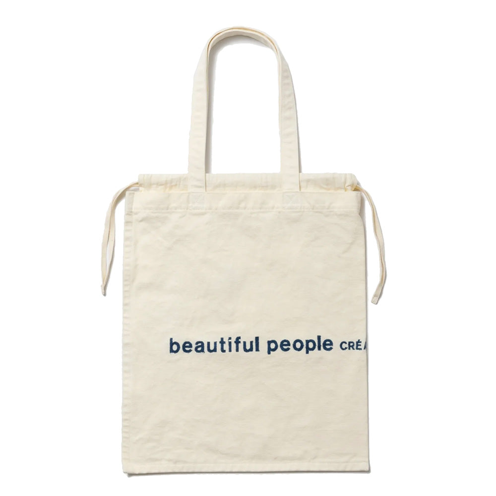 brushed logo gathering bag