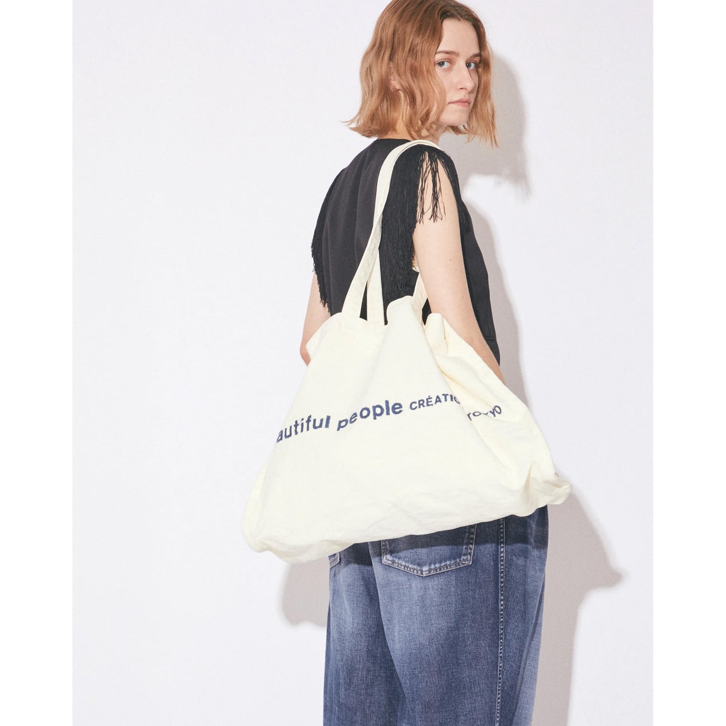 brushed logo holiday lesure bag