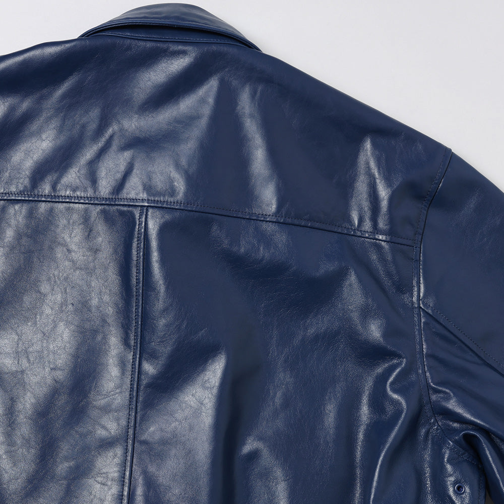 lamb leather coach jacket