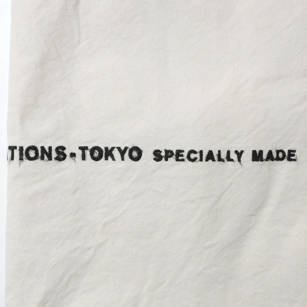 brushed logo gathering bag