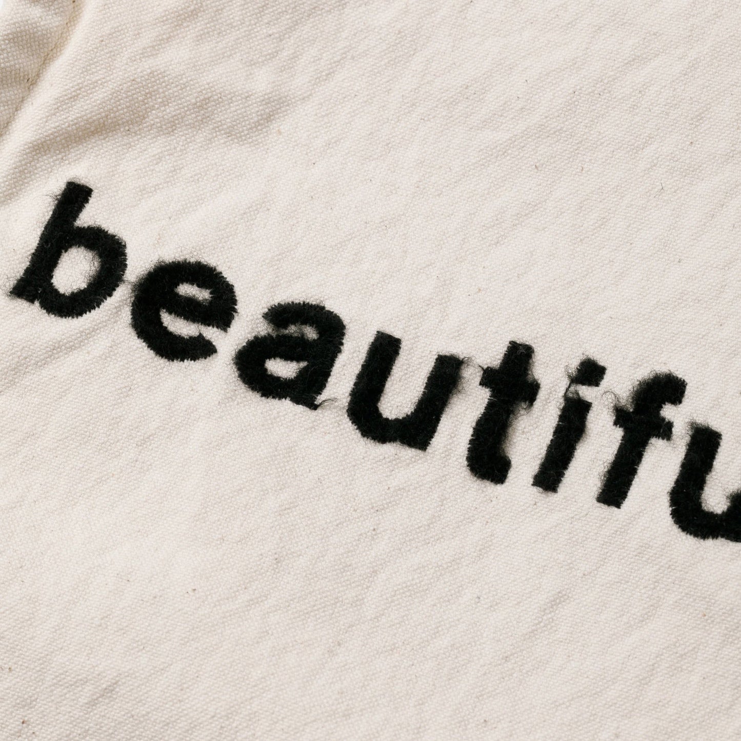 brushed logo gathering bag