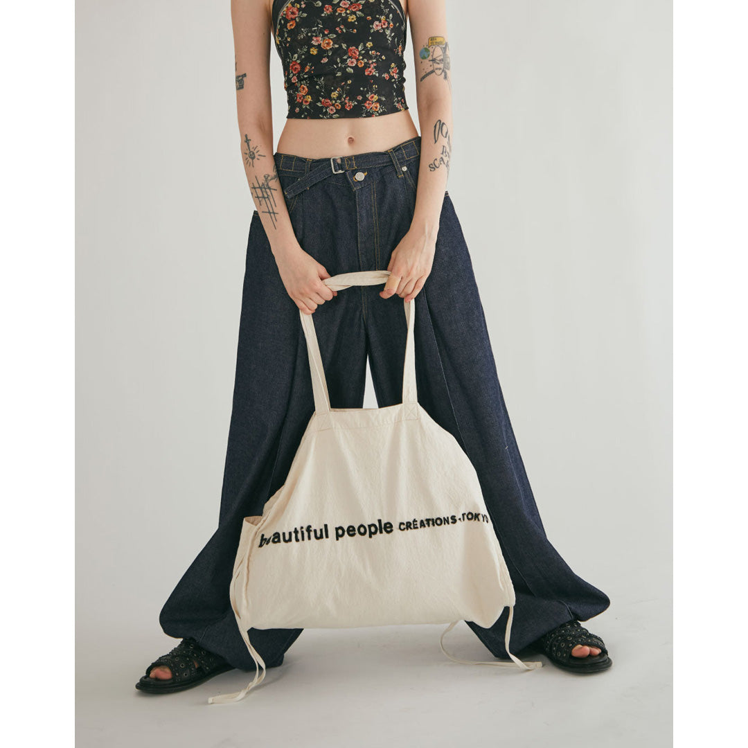 brushed logo holiday lesure bag