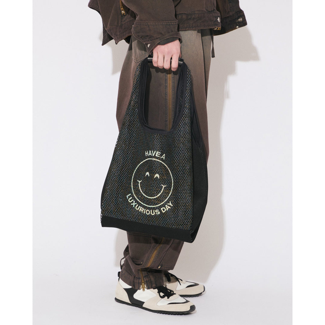 flip veiled gross mesh bag