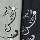 ORIGINAL PRINTED OPEN COLLAR SHIRTS (Animal Drawing) Long-sleeve