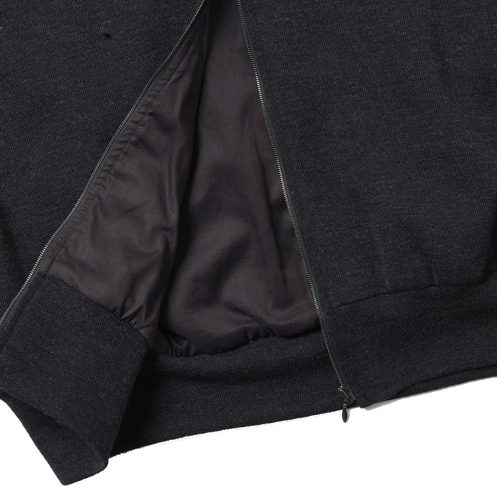 Wool Knit Track Jacket