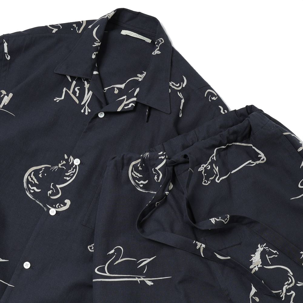 ORIGINAL PRINTED EASY TROUSER (Animal Drawing)