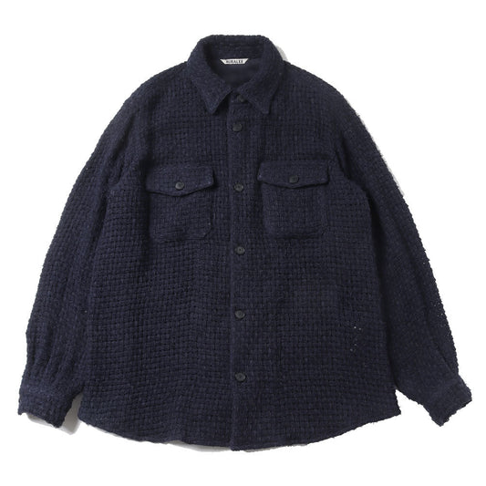 HOMESPUN SUMMER TWEED MESH SHIRT