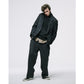 Wool Flannel Wide Trousers