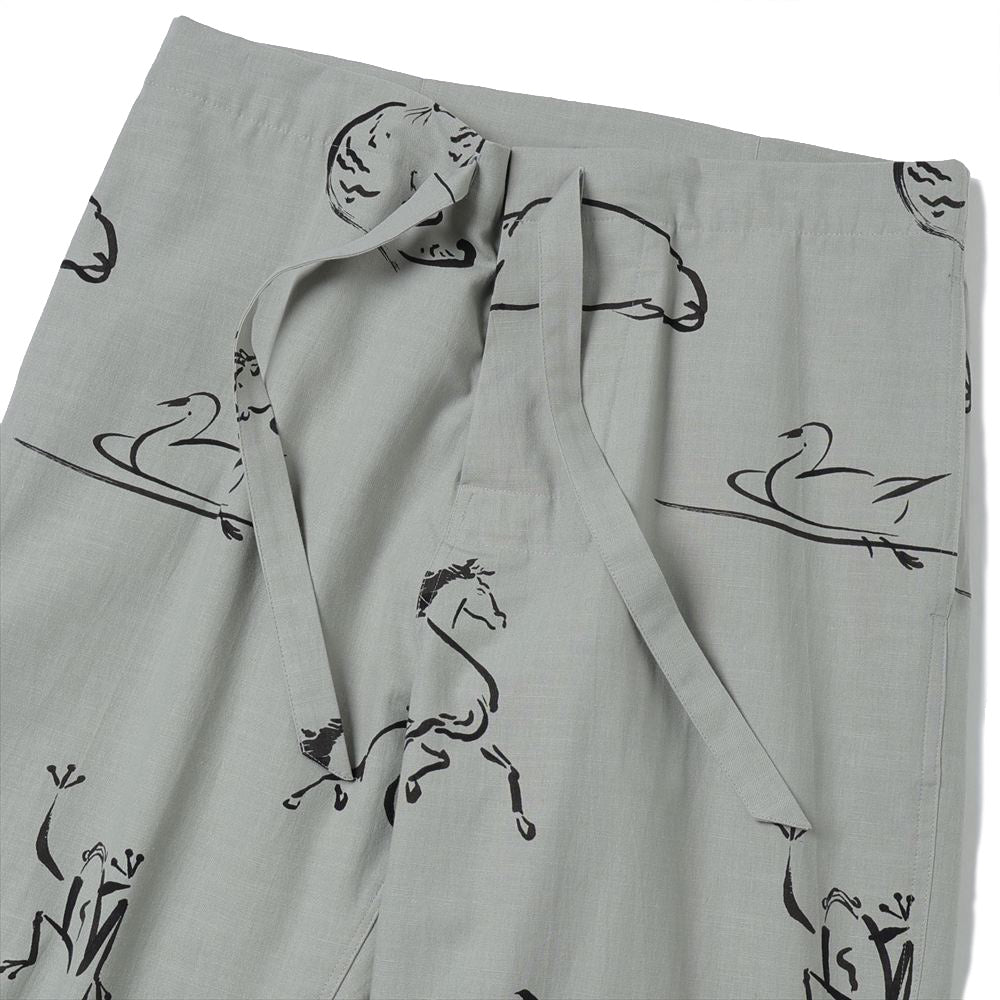 ORIGINAL PRINTED EASY TROUSER (Animal Drawing)