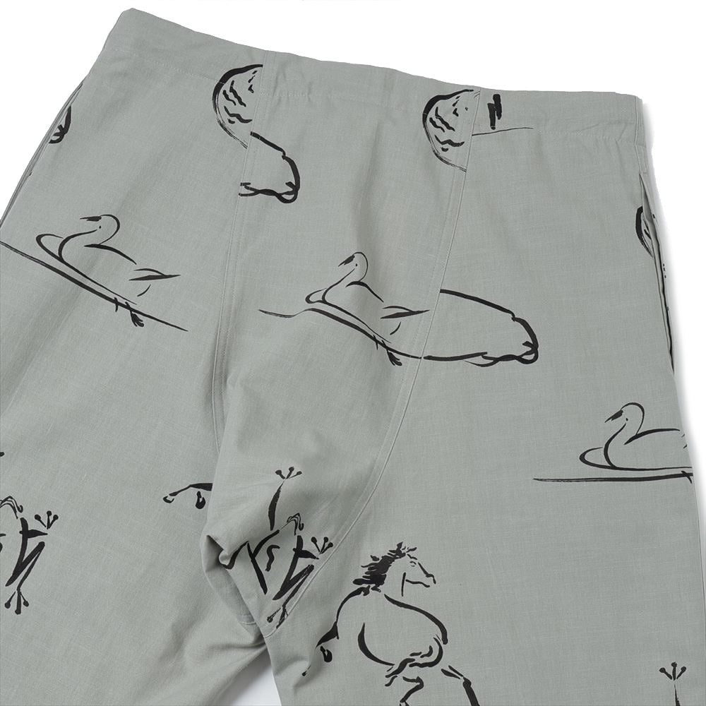 ORIGINAL PRINTED EASY TROUSER (Animal Drawing)