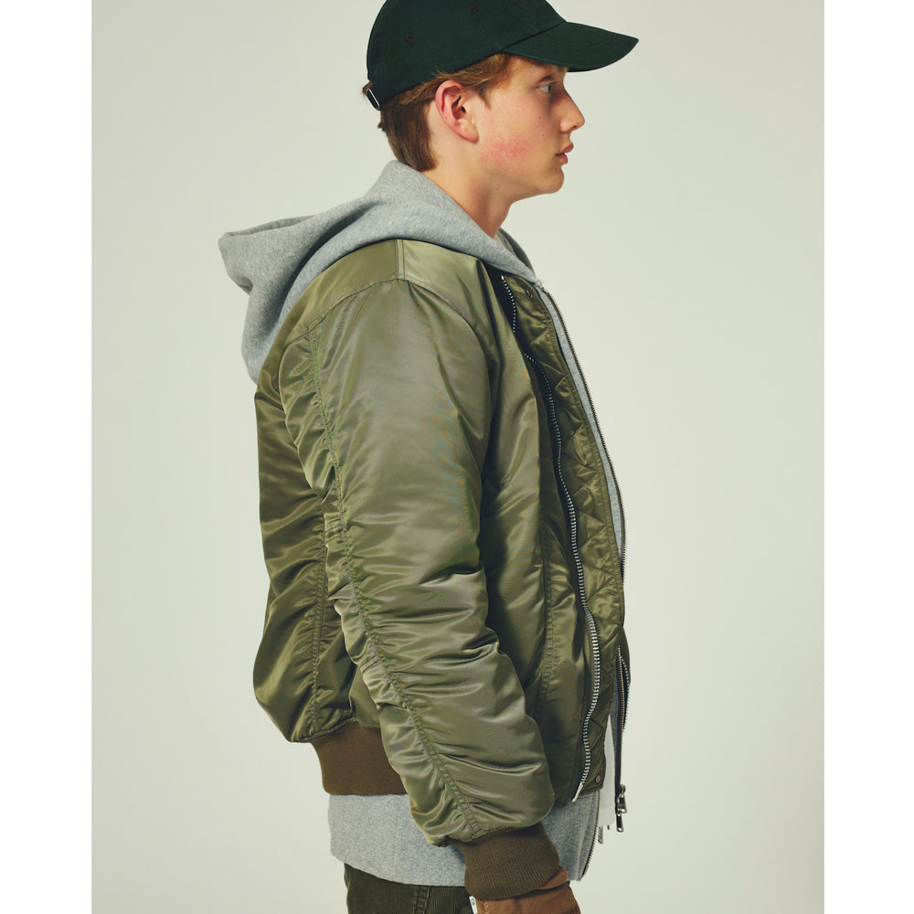 TROOPER PUFF BLOUSON NYLON TWILL WITH GORE-TEX WINDSTOPPER