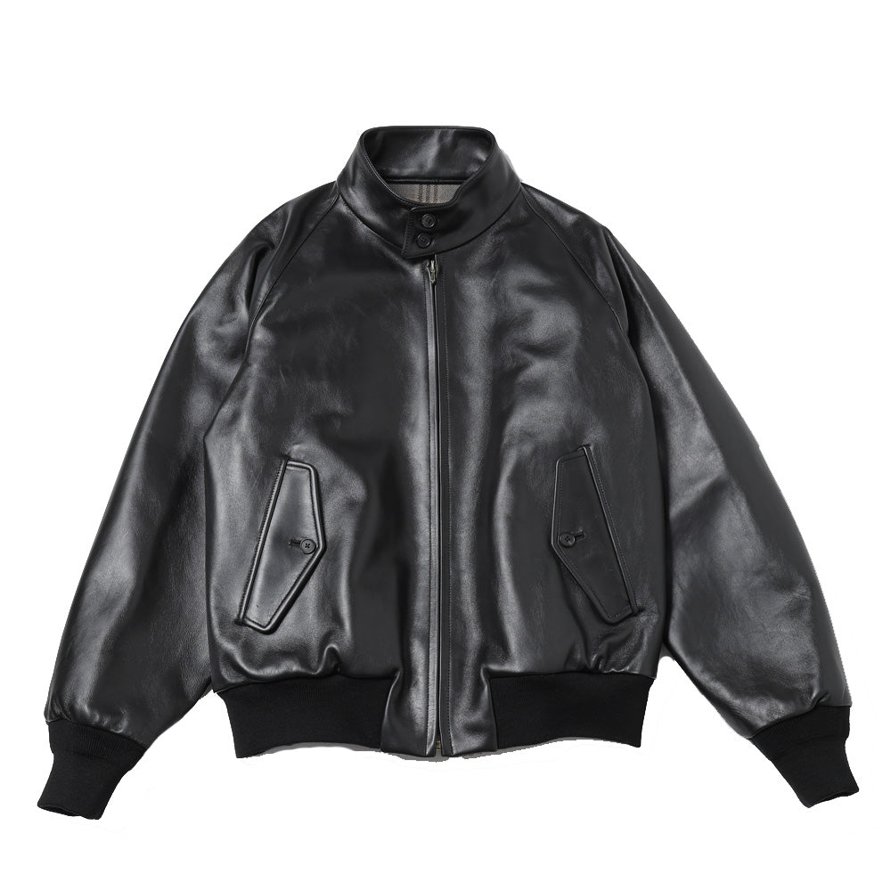 Leather Harrington Jacket