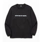 MOUT BLUR LOGO LONG SLEEVE T-SHIRT